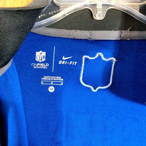 Indianapolis Colts Nike NFL OnField Apparel Dri Fit Activewear Jacket Size M - Picture 3 of 6